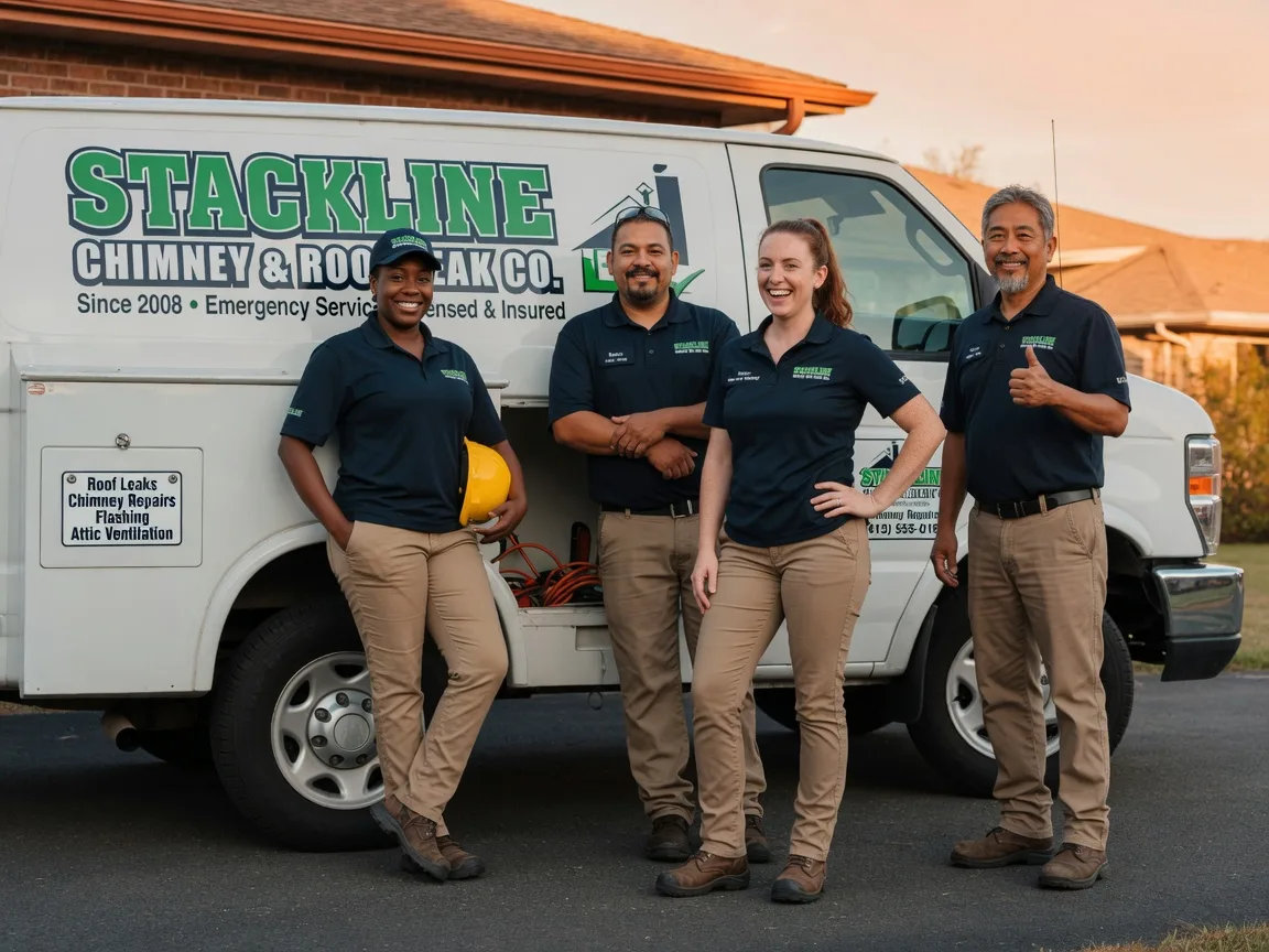 Chimney flashing repair company in Covesville, VA